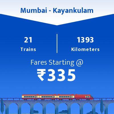 Mumbai To Kayankulam Trains